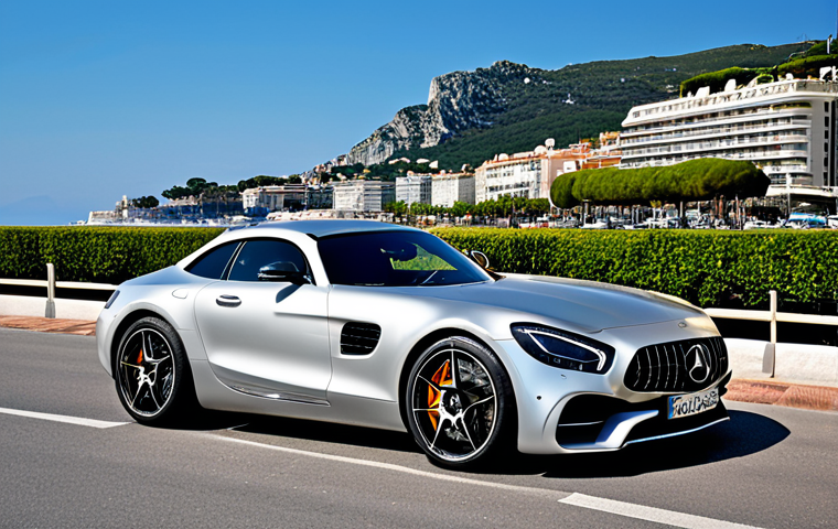 벤츠 AMG GT 로드스터의 스포츠 성능 - Design - Ferocity and Pure Elegance**
"A stunning Mercedes-AMG GT Roadster, parked majestically on t...